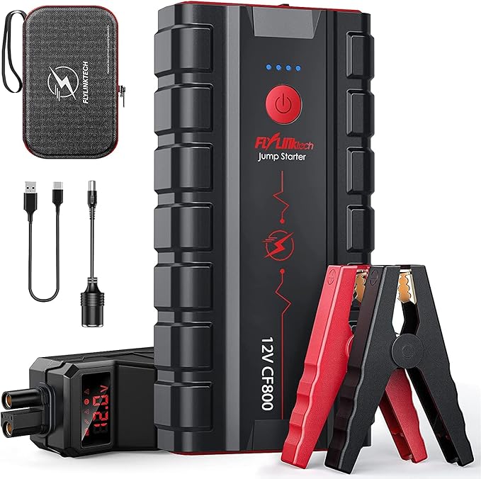 FLYLINKTECH Arrancador de Coches 5000A 20000mAh
